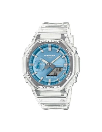 Reloj Casio GA-2100BM-7A2 Transparente Azul Hombre | Joyería Parejo