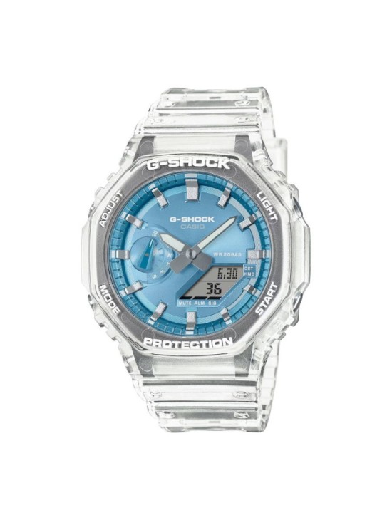 Reloj Casio GA-2100BM-7A2 Transparente Azul Hombre | Joyería Parejo
