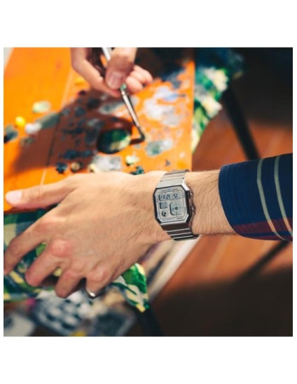 Reloj Casio A130WE-7AEF Unisex Vintage Digital | Joyería Parejo