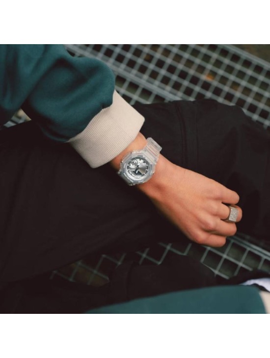 Casio G-Shock GA-2100BM-7A8ER Transparent Watch | Joyería Parejo