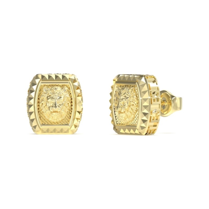 Pendientes Guess JUME05010JWYGT-U Dorados Hombre | Joyería Parejo