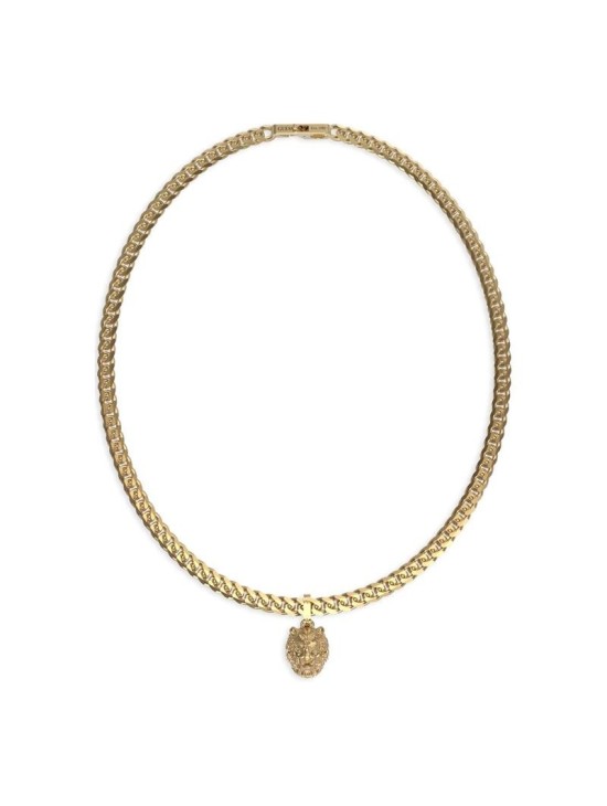 Collar Guess JUMN01301JWYGT-U Hombre Acero Dorado | Joyería Parejo
