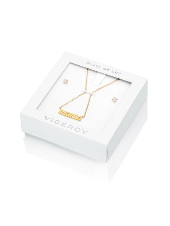 Pack Viceroy 5031K000-36 Collar Mamá Plata Dorada | Joyería Parejo