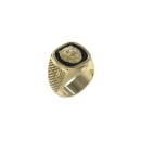 Anillo Guess JUMR04003JWYGBK62 Talla 22 Dorado León Hombre