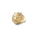 Anillo Guess JUMR01307JWYG62 Talla 22 Dorado León Hombre