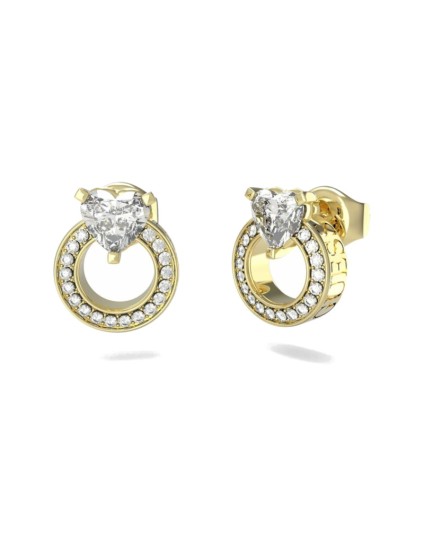 Pendientes Guess JUBE04664JWYGT-U Corazón Mujer | Joyería Parejo
