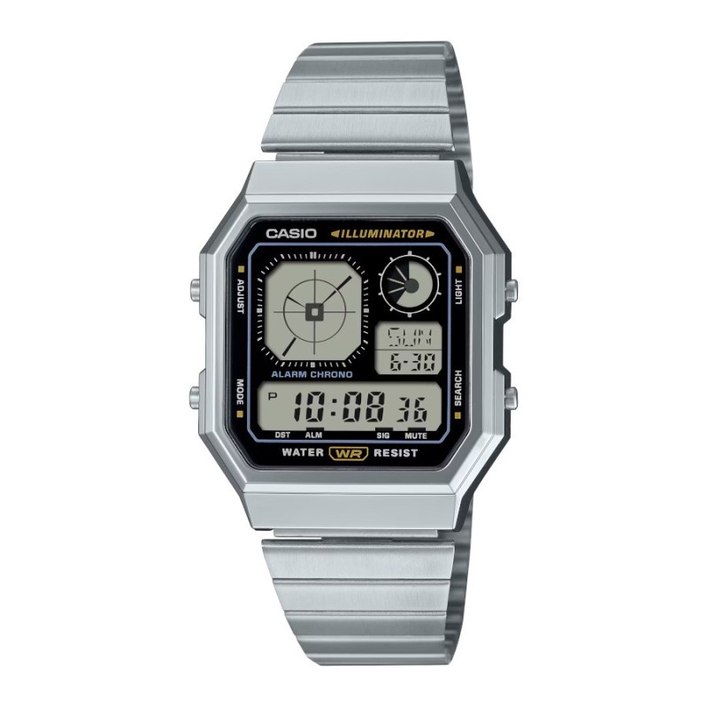 Reloj Casio A130WE-1AEF Unisex Vintage Digital | Joyería Parejo
