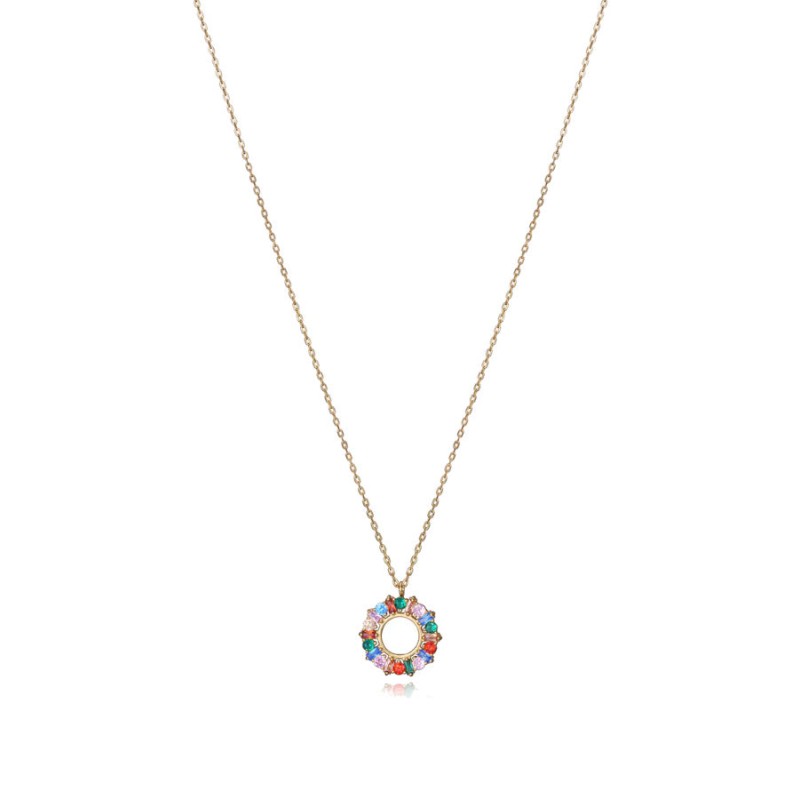 Collar Viceroy 13174C100-39 Mujer Plata Baño Oro | Joyería Parejo