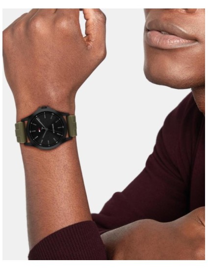 Reloj Tommy Hilfiger Hombre 1710741 Correa Verde | Joyería Parejo