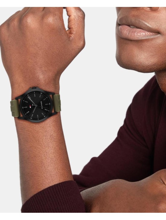 Reloj Tommy Hilfiger Hombre 1710741 Correa Verde | Joyería Parejo