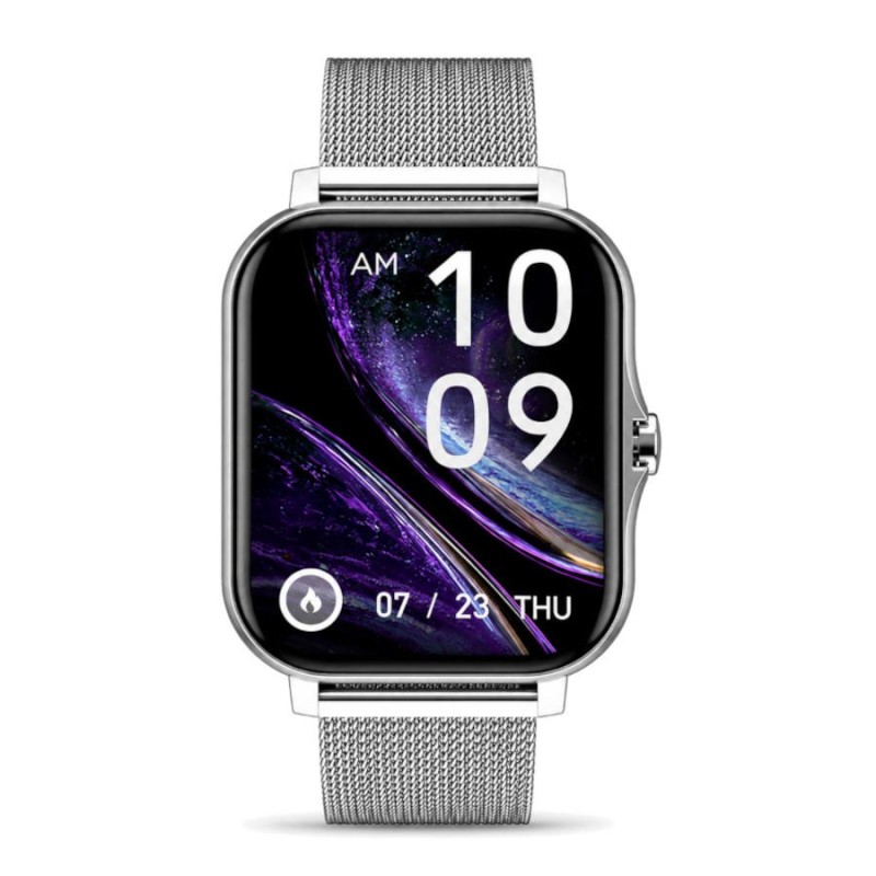 Reloj Derwye Smart Plateado Unisex Bluetooth | Joyería Parejo