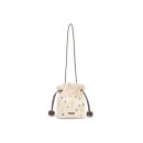 Bolso Bombonera Pequeña Tous Heritage Beige 2002437102