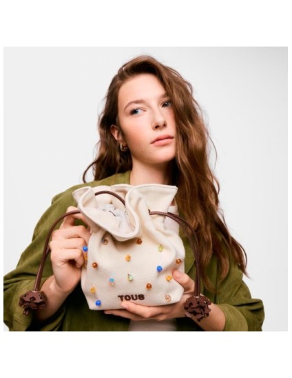 Bolso Bombonera Tous Heritage Beige 2002437102 | Joyería Parejo