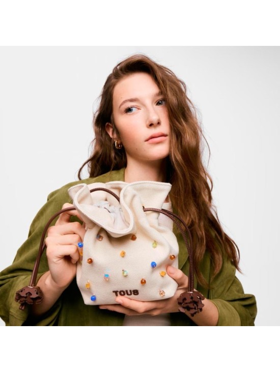 Bolso Bombonera Tous Heritage Beige 2002437102 | Joyería Parejo