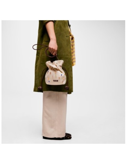 Bolso Bombonera Tous Heritage Beige 2002437102 | Joyería Parejo