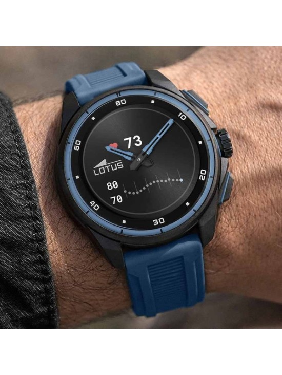 Reloj Lotus Connected Hombre 20002/4 Negro y Azul | Joyería Parejo