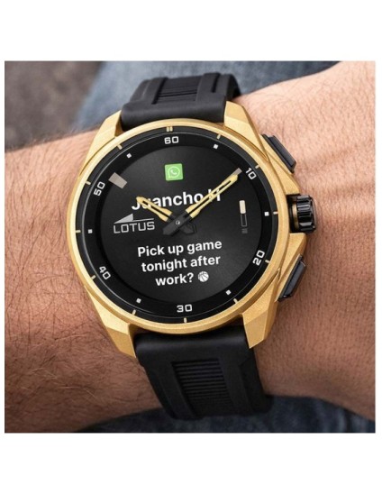 Reloj Lotus Connected Hombre 20002/5 Negro-Dorado | Joyería Parejo