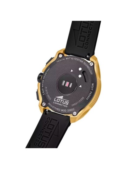 Reloj Lotus Connected Hombre 20002/5 Negro-Dorado | Joyería Parejo