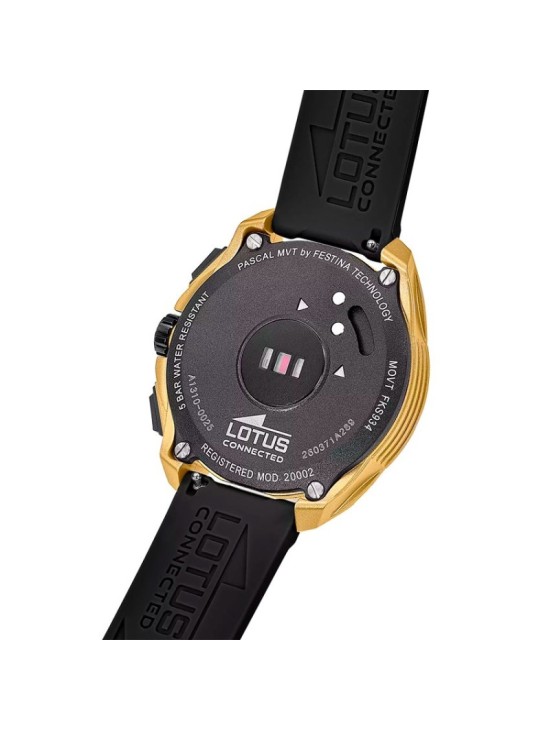 Reloj Lotus Connected Hombre 20002/5 Negro-Dorado | Joyería Parejo