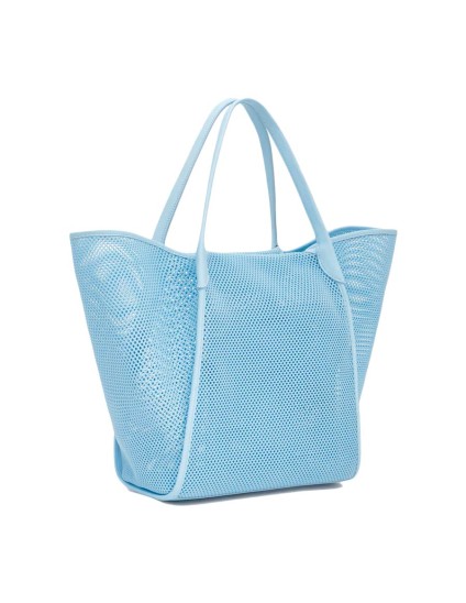 Capazo Grande Tous Tulip Mesh Azul 2002438433 | Joyería Parejo