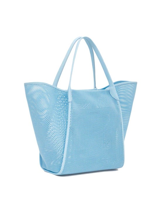 Capazo Grande Tous Tulip Mesh Azul 2002438433 | Joyería Parejo
