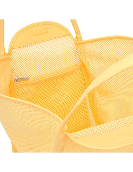 Capazo Grande Tous Tulip Mesh Amarillo 2002438405 | Joyería Parejo