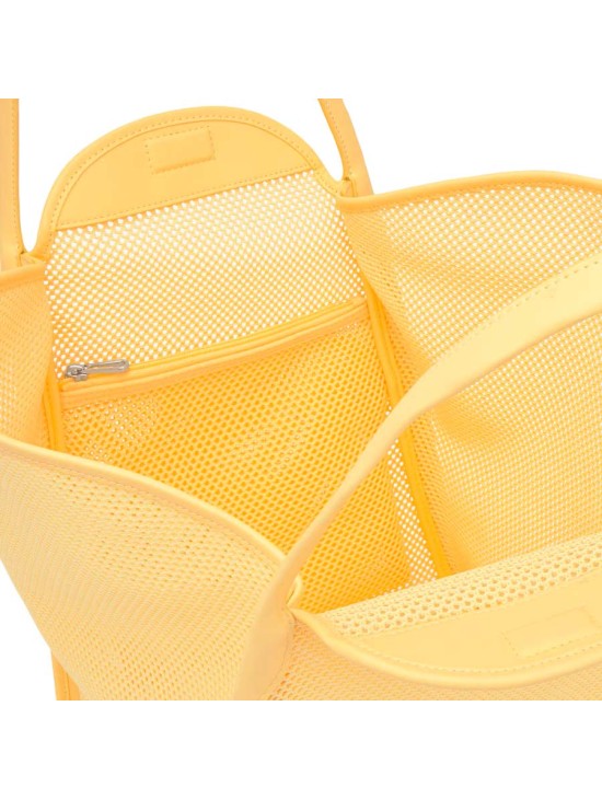 Capazo Grande Tous Tulip Mesh Amarillo 2002438405 | Joyería Parejo