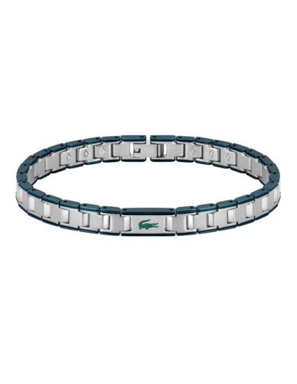 Pulsera Lacoste 2040590 Plateado y Verde Hombre | Joyería Parejo