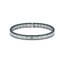 Pulsera Lacoste 2040590 de Acero Plateado y Verde Hombre