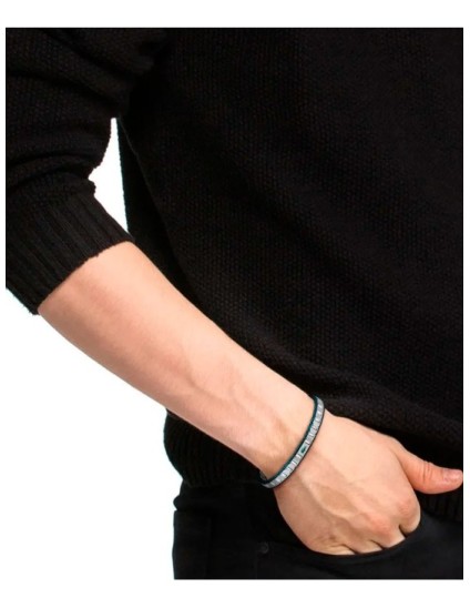 Pulsera Lacoste 2040590 Plateado y Verde Hombre | Joyería Parejo