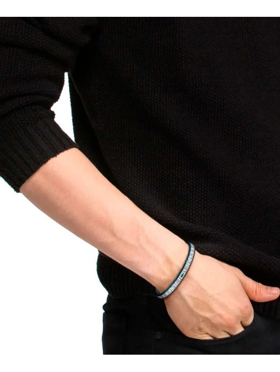 Pulsera Lacoste 2040590 Plateado y Verde Hombre | Joyería Parejo