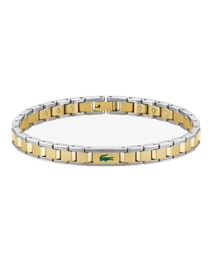 Pulsera Lacoste 2040586 Bicolor Dorado Hombre | Joyería Parejo
