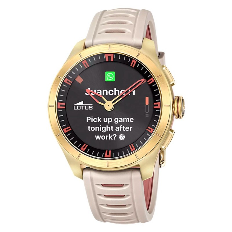 Reloj Lotus Connected 20001/2 Hombre Dorado-Beige | Joyería Parejo