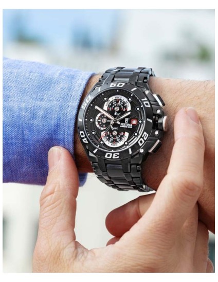 Reloj Festina Chrono Bike F20756/1 Hombre Negro | Joyería Parejo