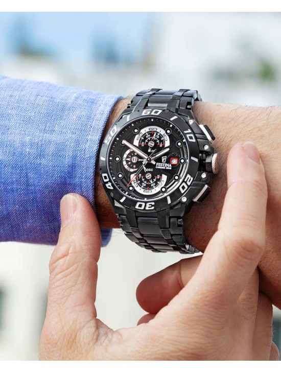 Reloj Festina Chrono Bike F20756/1 Hombre Negro | Joyería Parejo