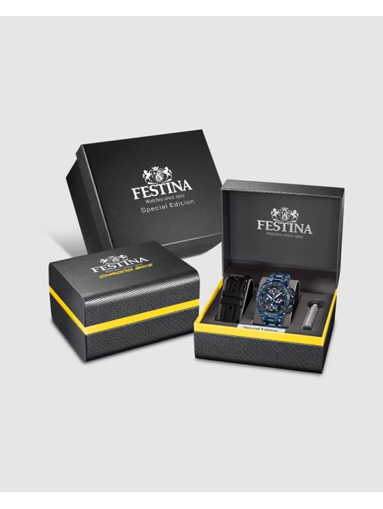 Reloj Festina Chrono Bike F20757/1 Hombre Azul | Joyería Parejo