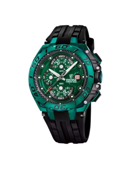 Reloj Festina Chrono Bike F20758/1 Hombre Verde | Joyería Parejo