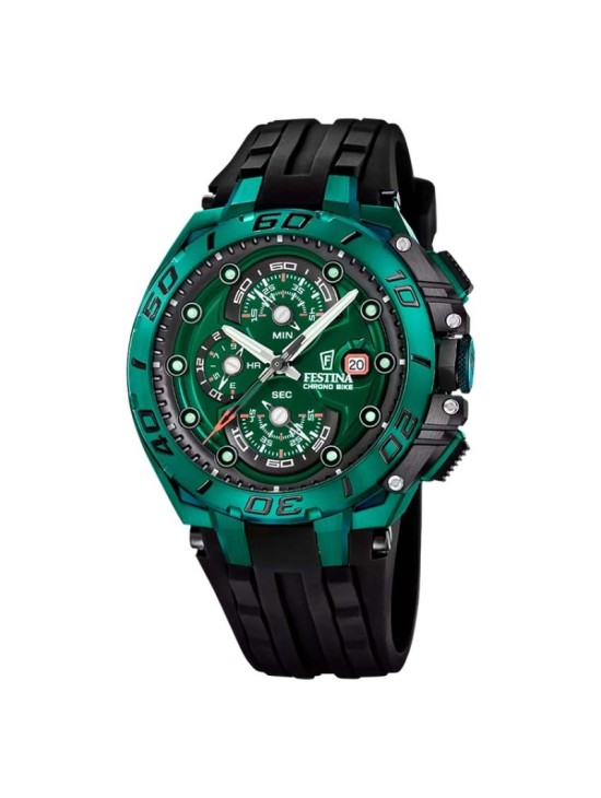 Reloj Festina Chrono Bike F20758/1 Hombre Verde | Joyería Parejo