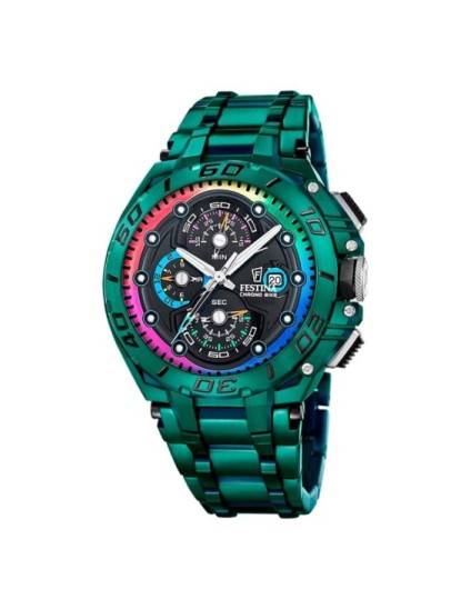 Reloj Festina Chrono Bike F20760/1 Hombre Verde | Joyería Parejo
