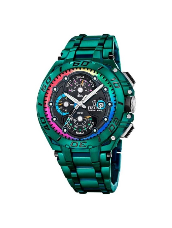 Reloj Festina Chrono Bike F20760/1 Hombre Verde | Joyería Parejo