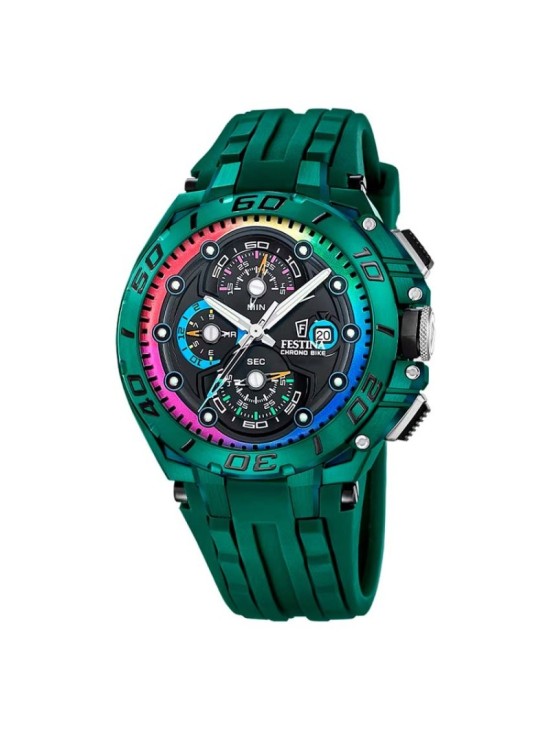 Reloj Festina Chrono Bike F20760/1 Hombre Verde | Joyería Parejo