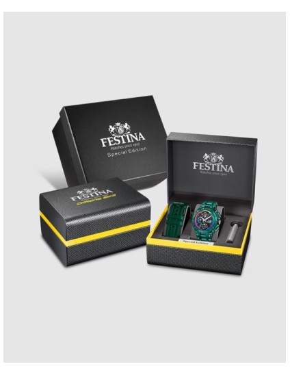 Reloj Festina Chrono Bike F20760/1 Hombre Verde | Joyería Parejo