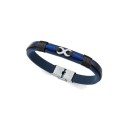 Pulsera Viceroy Fashion 75380P01013 Piel Azul y Negra Hombre