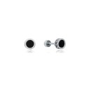 Pendientes Viceroy Fashion 14215E01010 Acero y Piedra Negra Hombre