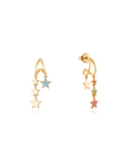 Pendientes Viceroy 13076E100-39 Plata-Baño de Oro | Joyería Parejo