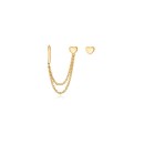 Brincos Viceroy Jewels 9114E100-00 Prata Dourada Corações Mulher
