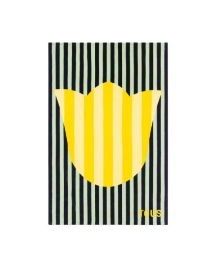 Toalla Tous Stripes Motifs Amarillo 2002443805 | Joyería Parejo
