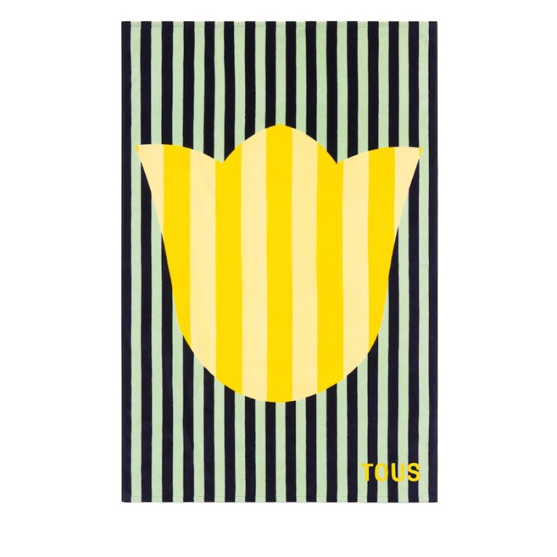 Toalla Tous Stripes Motifs Amarillo 2002443805 | Joyería Parejo