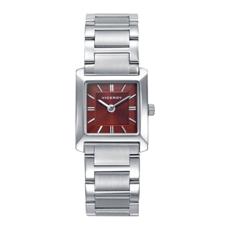 Reloj Viceroy 41162-77 Mujer Plateado Esfera Roja | Joyería Parejo