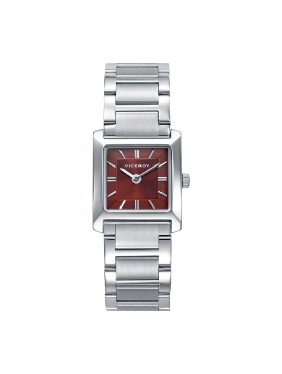 Reloj Viceroy 41162-77 Mujer Plateado Esfera Roja | Joyería Parejo